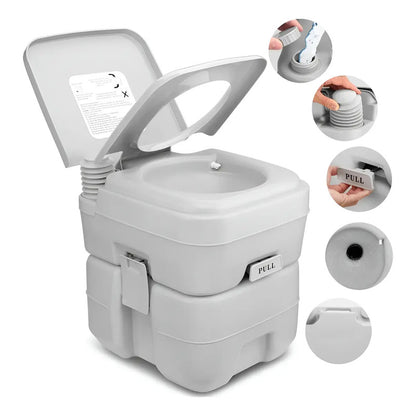 Baño Quimico Portatil 20 Litros Reutilizable Camping