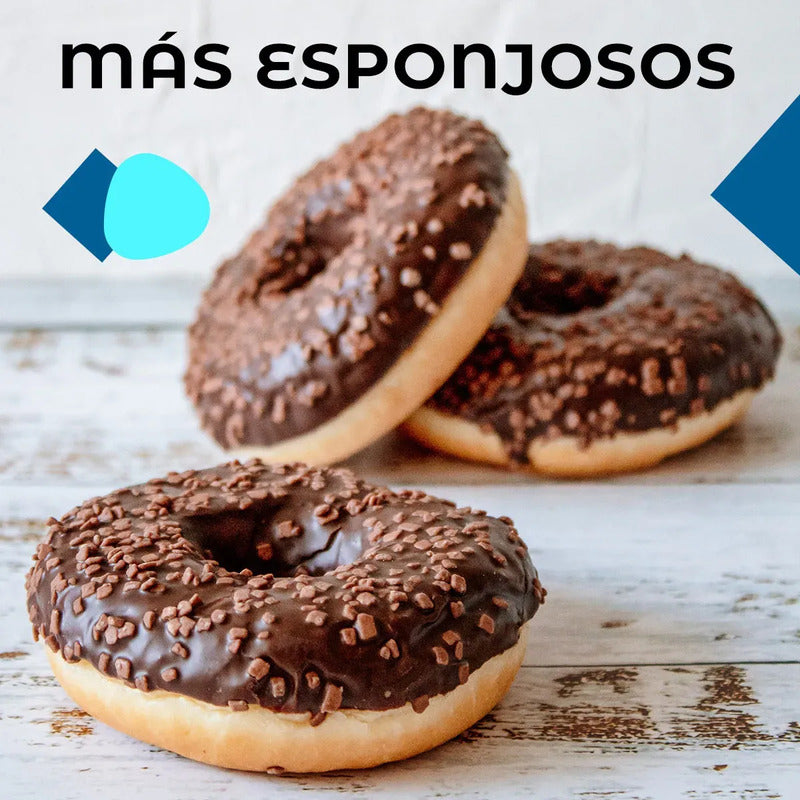 Maquina Donas + Fondue Chocolate Negro Y Amarillo