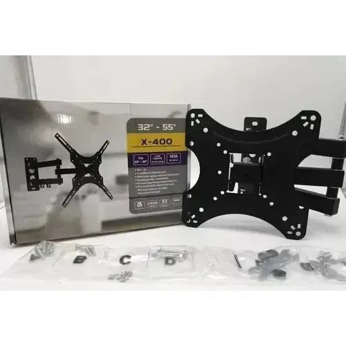 Soporte Tv Pared Muro Lcd Led Fijo 26 A 63 Pulgadas 50kg Color Negro
