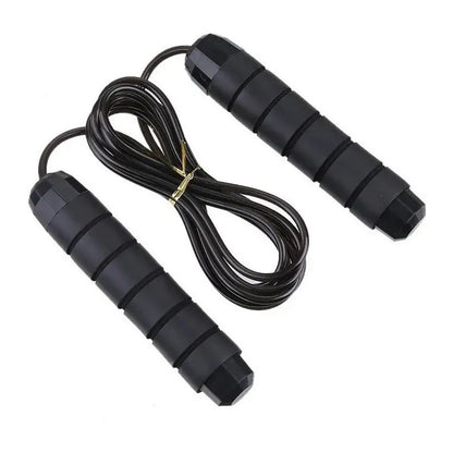 Cuerda Para Saltar / Velocidad 3 Metros Ajustable  Negro