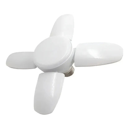 Ampolleta Led 28w Plegable De 4 Aspas Para Techo, Con Ángulo Ajustable Y Control Remoto Blanco Frío