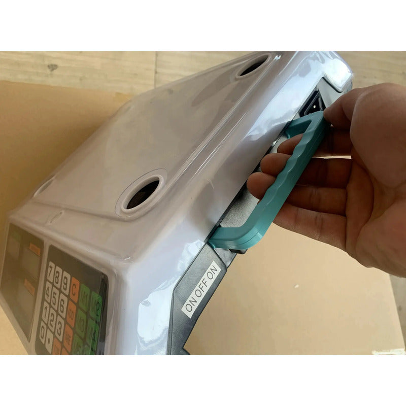 Balanza Pesa Digital 40kg Con Bandeja  Gris