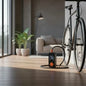 Inflador Portátil Para Neumáticos De Auto Y Moto Con Pantalla Digital Y 150 Psi Negro 60hz Monofásica