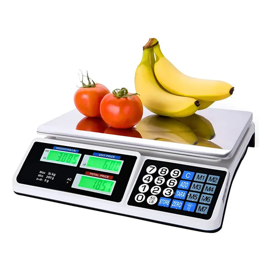 Balanza Pesa Digital 40kg Con Bandeja  Gris