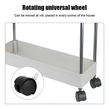 Organizador Baño Carro Cocina Organizador Cocina 4 Niveles Blanco