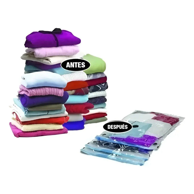Bolsas Al Vacio Comprimir Ropa 68 X 98 Cm Pack 12