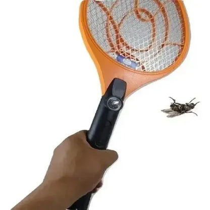 X2 Raqueta Eléctrica Mata Moscas Mosquitos Negro