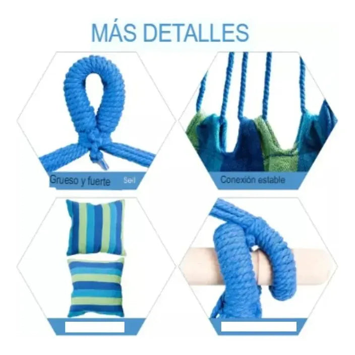 Silla Hamaca Colgante Para Terraza O Jardín