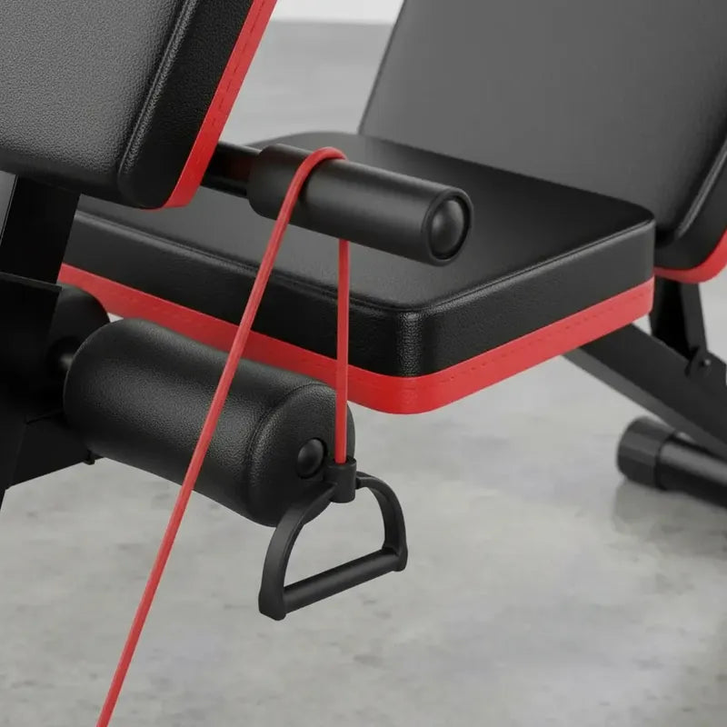 Silla Multifuncion Banca Para Hacer Abdominales Ejercicio A2 Negro