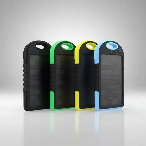 Cargador Solar Portátil Power Bank 6800mah Usb Doble Salida Variado