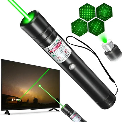 Puntero Laser Verde Astronómico Batería 10.000 Mw + Llave
