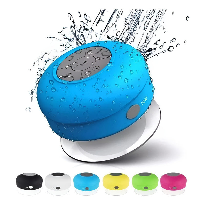 Parlante Manos Libre Pack X2 Para Ducha Impermeable Colores