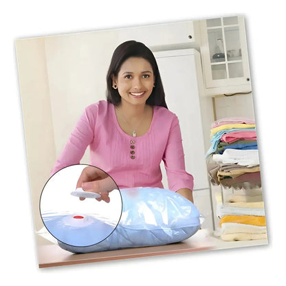 Bolsas Al Vacio Comprimir Ropa Ahorra Espacio 60x80 Pack 24