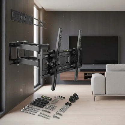 Soporte Tv Pared Ajustable Brazo 32-70 Hogar  Negro