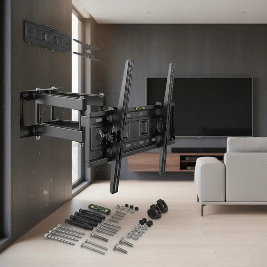 Soporte Tv Pared Ajustable Brazo 32-70 Hogar  Negro