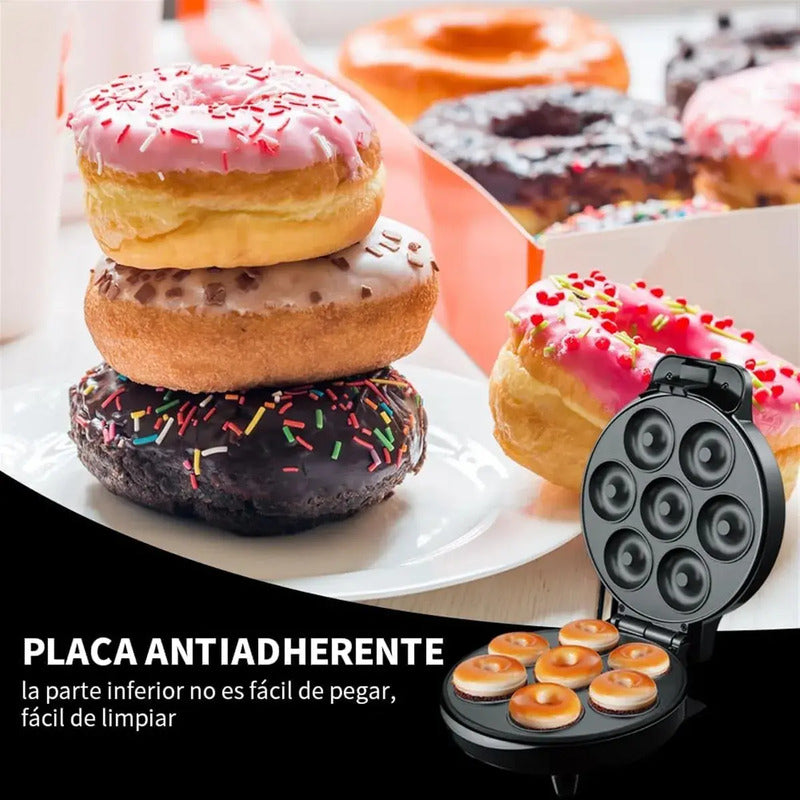 Maquina Mini Donas Y Maquina Mini Waflera Pack Variado