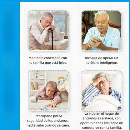 Cámara De Videollamadas Wi-fi Interior Figoimport Con Pantalla Hd Para Monitoreo De Adulto Mayor Y Bebés Blanco