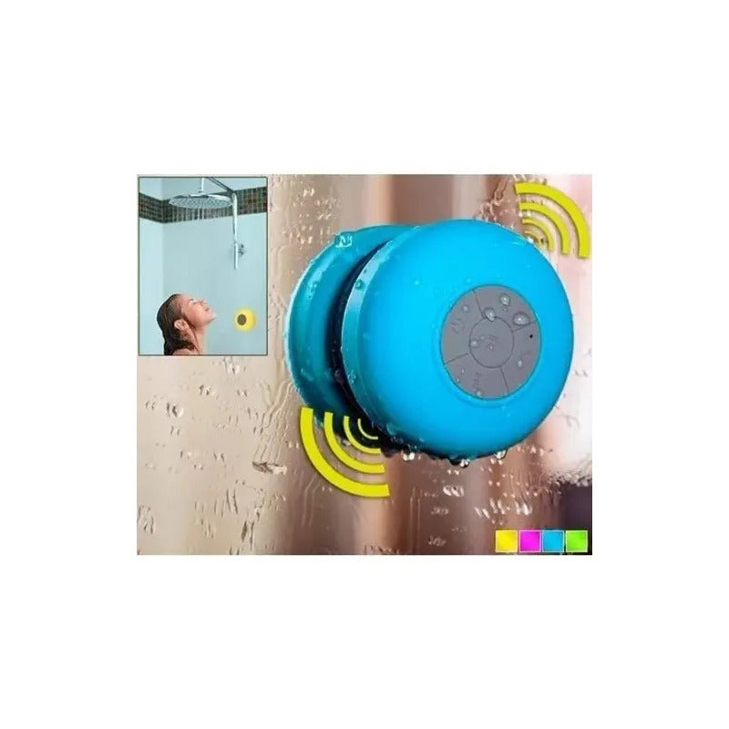 Parlante Tdy A Prueba De Agua Azul Bluetooth Inalámbrico Portátil 3w