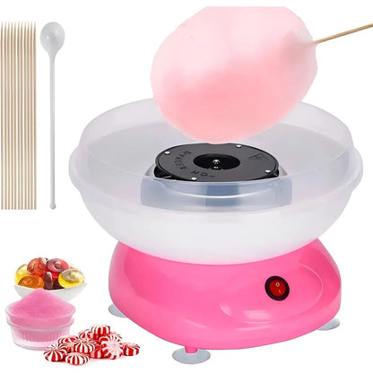 Máquina Algodón De Azúcar Eléctrico Caramelo 500w Color Rosa