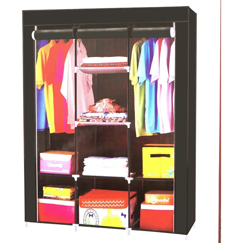 Practico Armario Closet Ropero Armable Grande Organizador