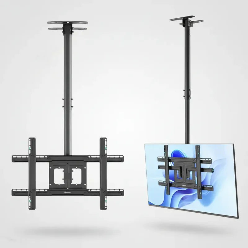 Soporte Tv De Techo Ajustable E Inclinable 32-70  68kg Negro
