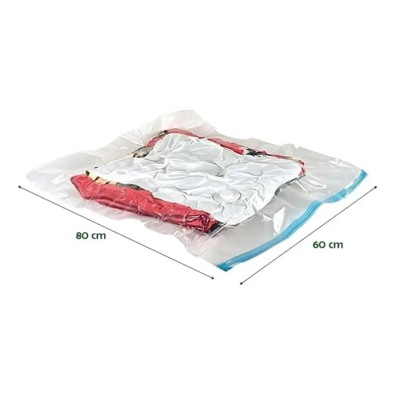 Bolsas Al Vacio Comprimir Ropa Pack 12 Unidades 60 X 80