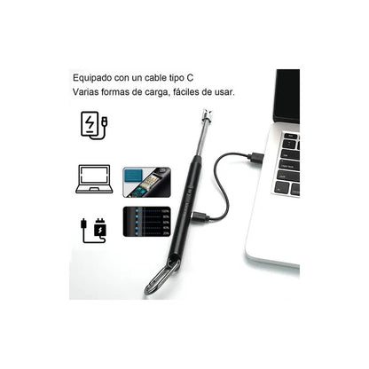 Encendedor Eléctrico Recargable Portátil Usb Para Cocina Color Negro Surtido