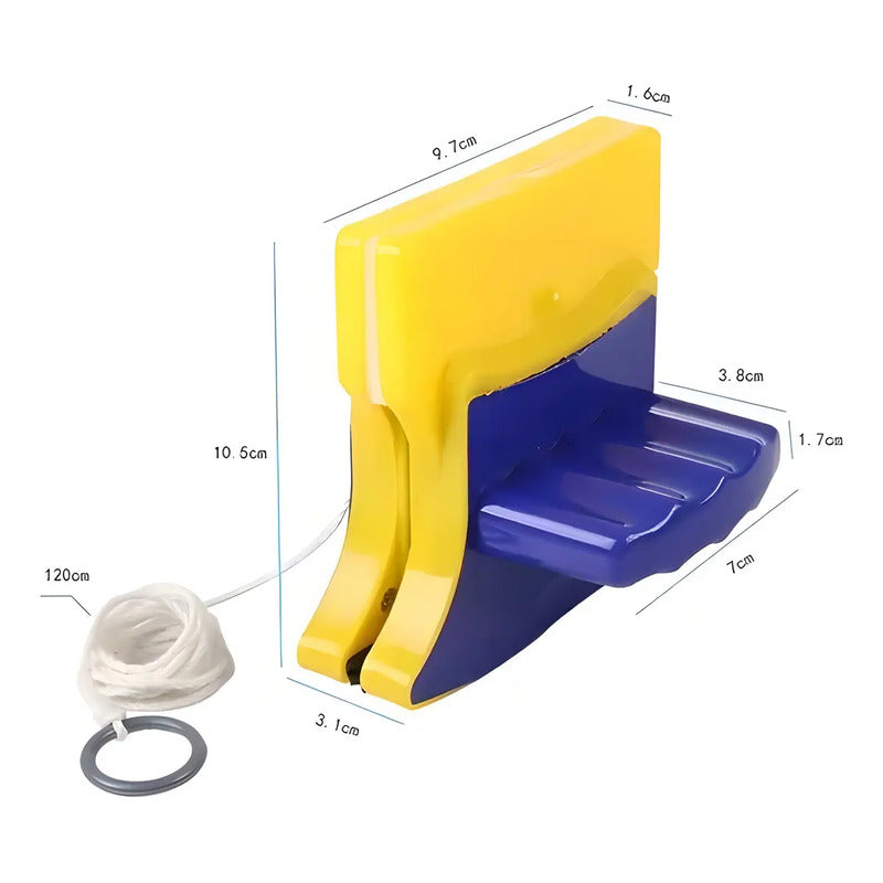 Limpiavidrios Magnético Para Ventanas De Doble Cara, Limpiador Seguro Y Eficaz Para Cristales De Hasta 6 Mm