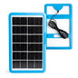 Cargador Panel Solar 8w 6v Celular Energía Solar Cl-680 Negro