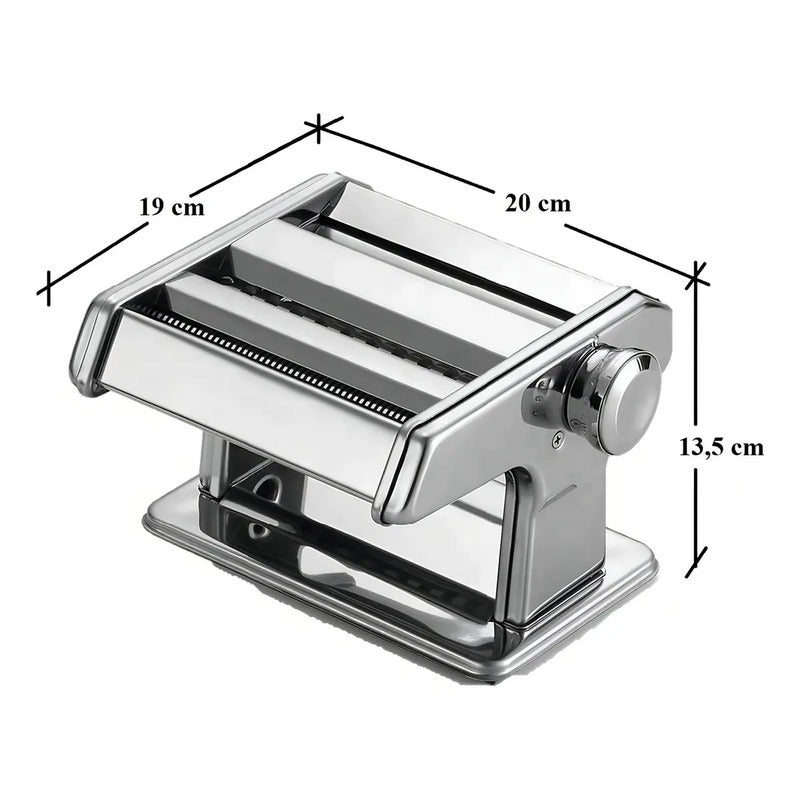 Maquina Para Hacer Pastas Caseras Fideos Acero Color Gris
