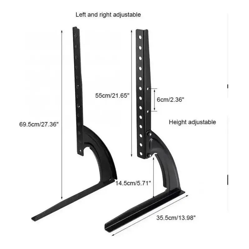 Soporte Base Tv Sobre Mesa Universal De 37 A 75 Pulgadas Negro