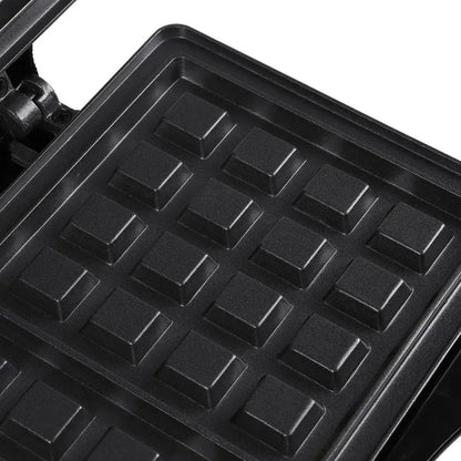 Maquina Wafflera Para Waffles Desayuno Cocina Negro