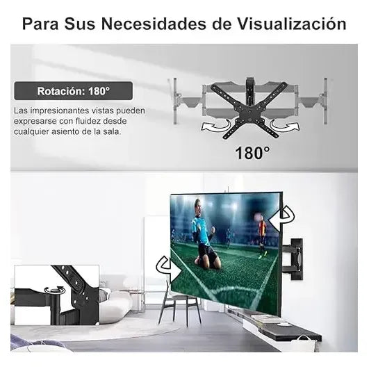 Soporte Base De Tv Orientable E Inclinable 14 -55  50kg. Negro