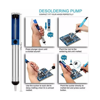 Kit De Electronica Para Soldar - 9 Piezas Con Tester