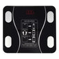 Peso Báscula Digital Balanza Bluetooth Inteligente Pesa Baño Color Negro