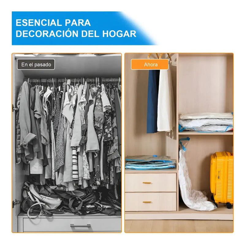 Bolsas Al Vacío 60 X 80 Cm Multiuso Closet Ropa Pack 12