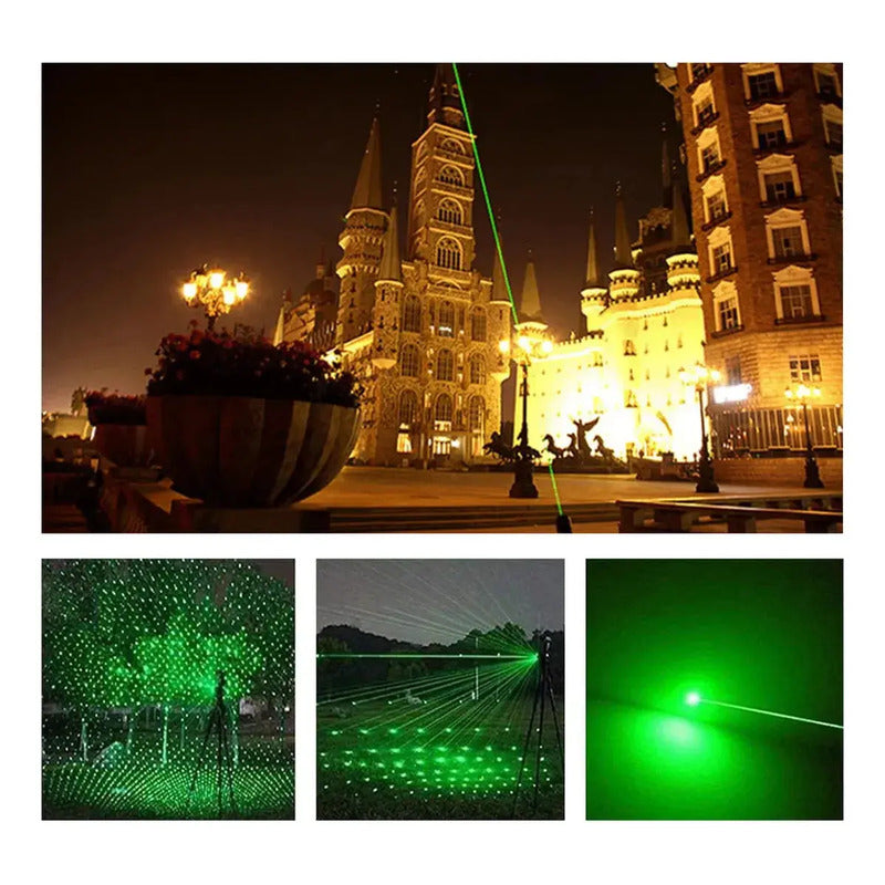 Puntero Laser Verde Astronómico Batería 10.000 Mw + Llave