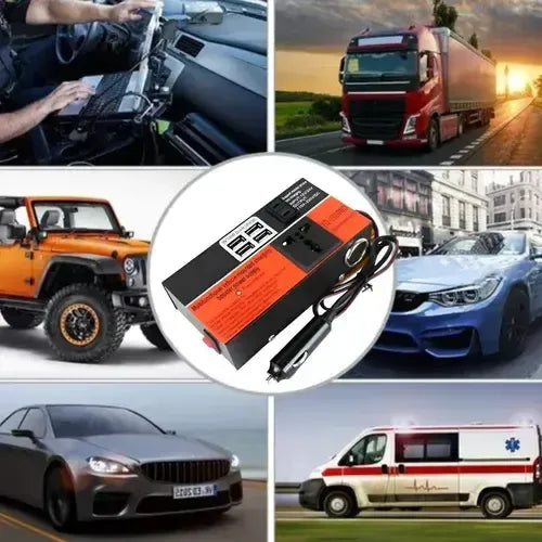 Inversor Auto 200w 12v A 220v Con Usb