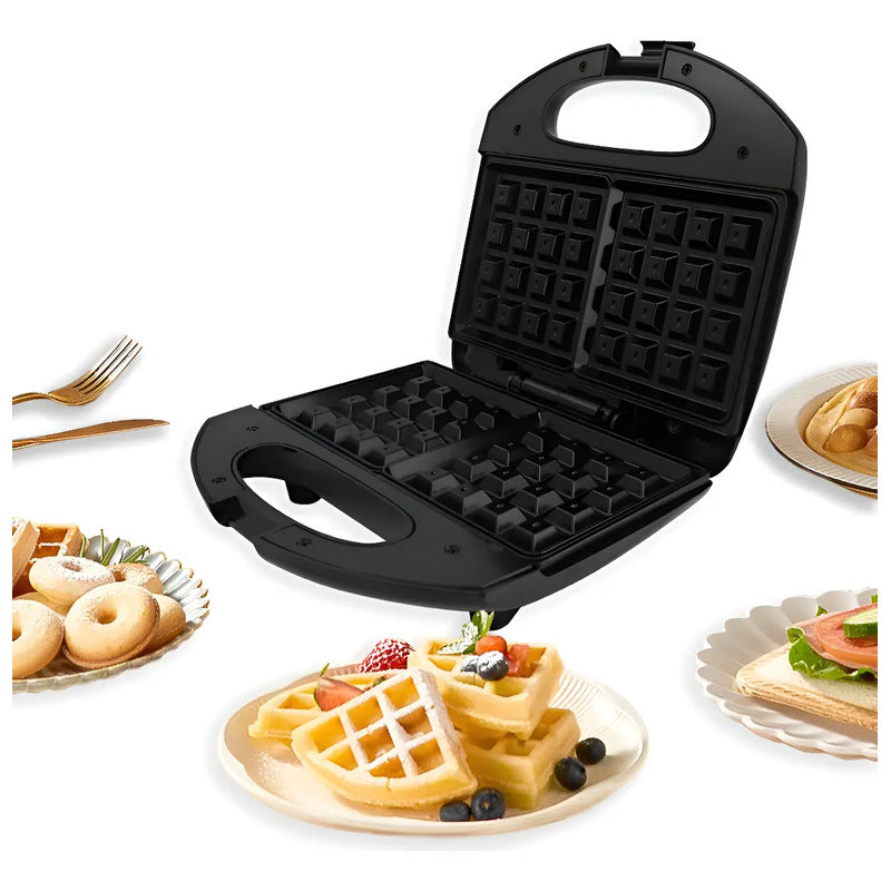 Waflera Reposteria Maquina De Waffles Maker Negro