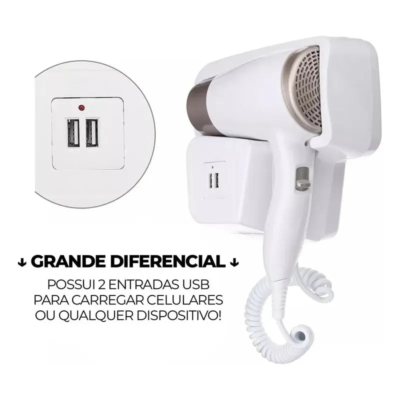Mini Secador De Cabello Plegable Belleza Portatil Variado