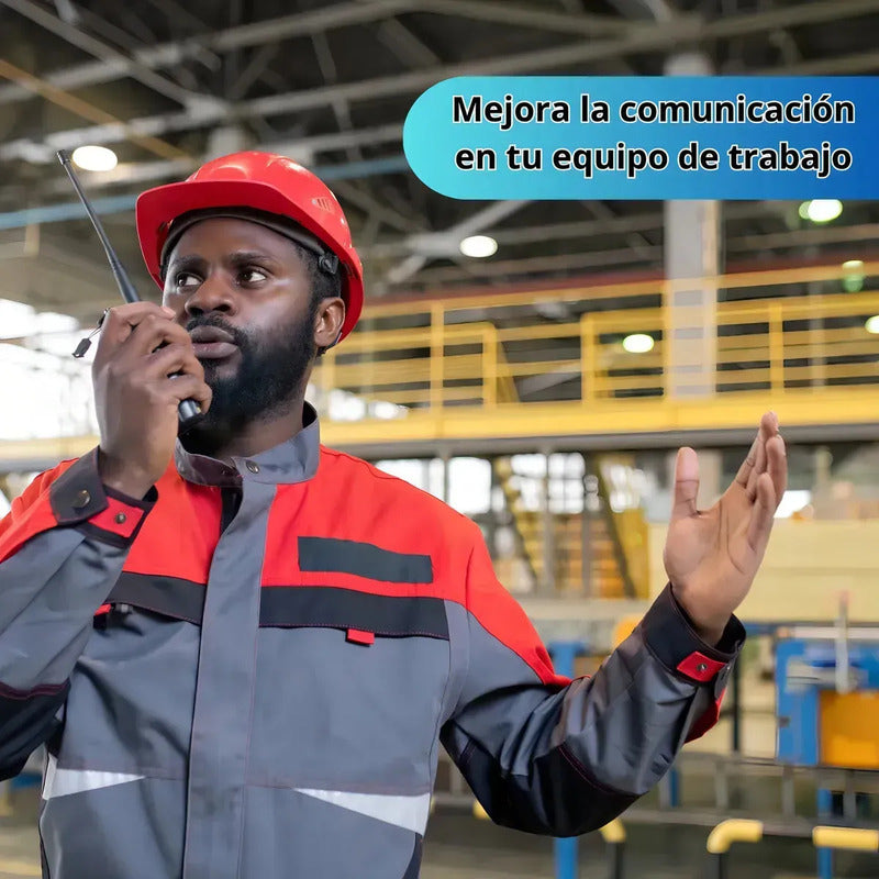 Walkie-talkie Baofeng Bf-888s Recargable Con Linterna Para Seguridad Y Eventos Negro 400-470 Mhz