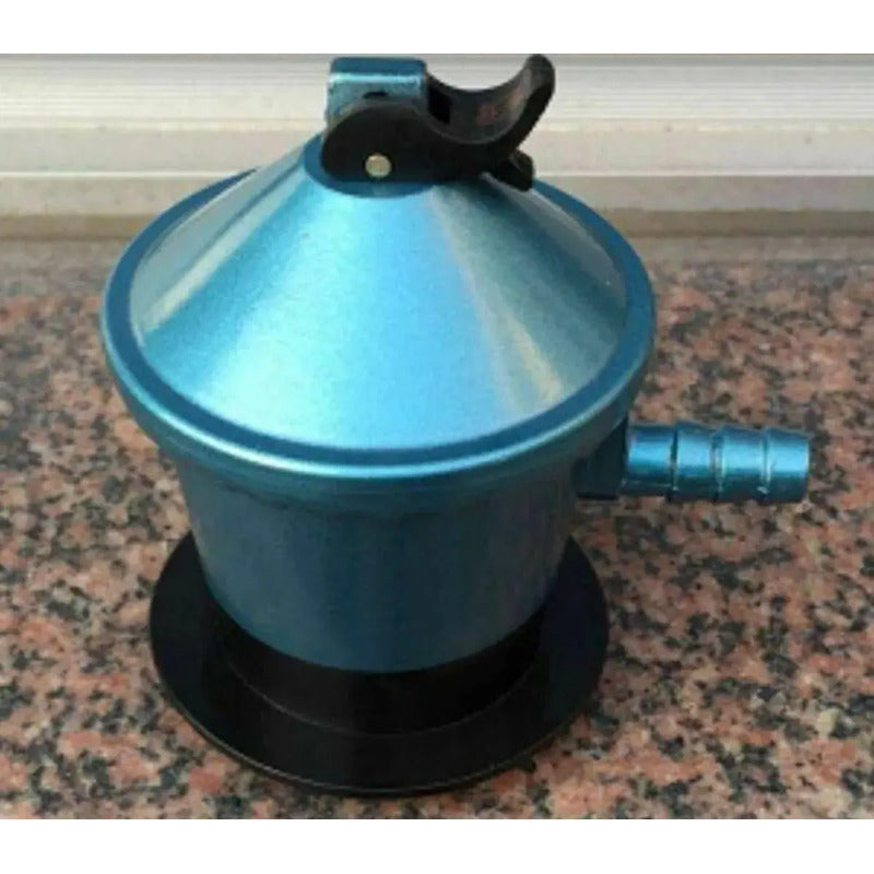 Regulador De Gas 29mbar Valvula De Gas Regulador Gas Fogon Turquesa 15 Kg