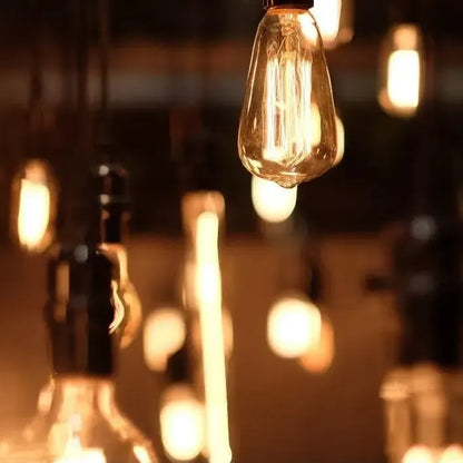 Pack X3 Ampolleta Retro Led Vintage Luz Calida 4w Amarillo