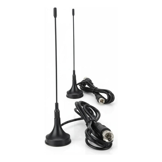 Antena Tv Digital Hd  Con Iman Interior / Exterior Pack X2