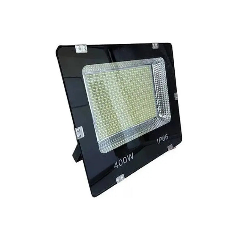 Foco Reflector Proyector Electrico Led400w Impermeable 6500k Color De La Carcasa Negro