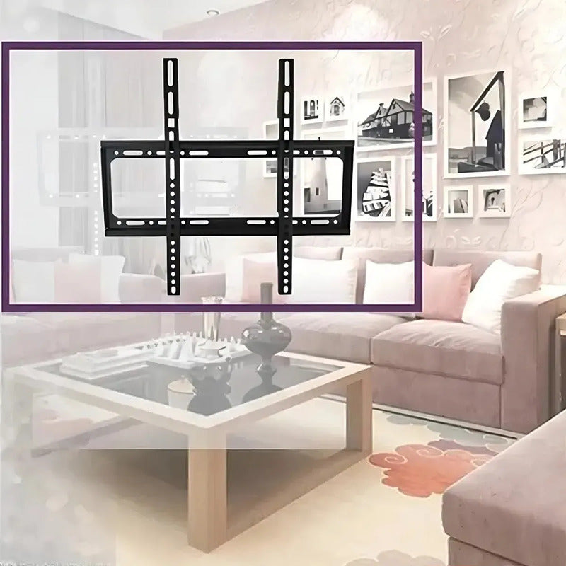 Soporte Fijo De Pared Para Tv De 26 A 63  Con Capacidad De 50 Kg Negro
