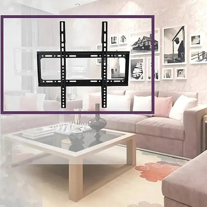 Soporte Fijo De Pared Para Tv De 26 A 63  Con Capacidad De 50 Kg Negro