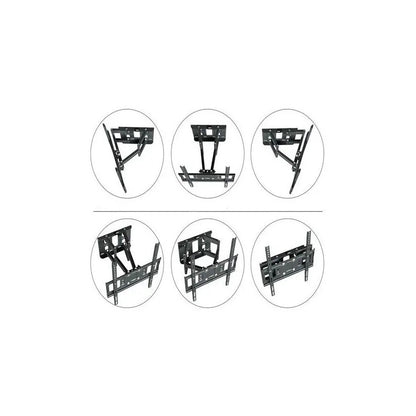 Soporte Tv Pared 2 Brazos Ajustable 40-80 Pulgadas 50kg Negro