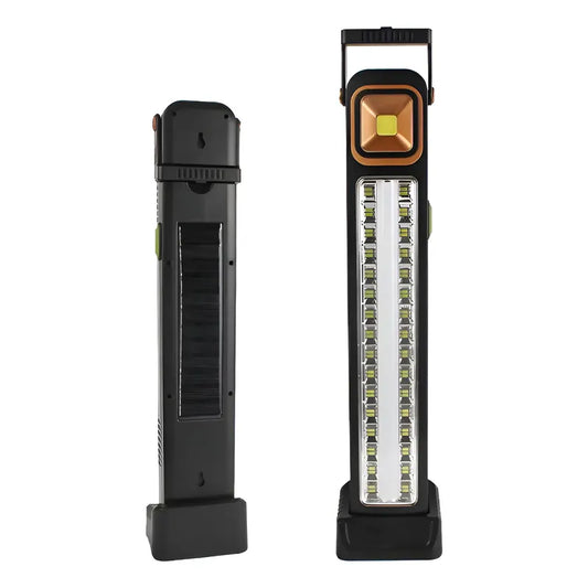 X2 Lampara De Emergencias Solar Recargable Luz Focos 48 Led Blanco