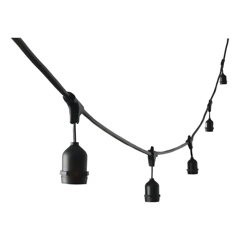 Guirnalda Luces Led Ampolletas E27 Incluidas 10m Decorativas Luces Cálida